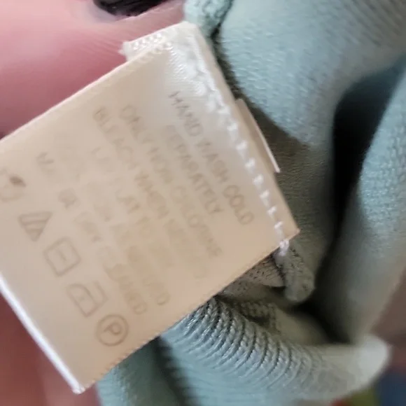 Tommy Bahama Soft Blue Silk Blend Top - Picture 4 of 5